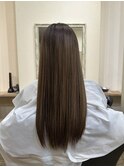 プラチナ矯正ナチュラルストレートヘア