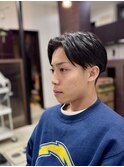 センターパート ツーブロック