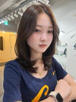 ボタン ハカタ(VOTAN hakata) 【前田七音】前髪伸ばしたい!ミディアムレイヤー♪