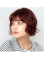 モンド ヘアクリエーション 下荒田店(monde hair creation)&nbsp;【monde】オリーブブラウン×外ハネボブ