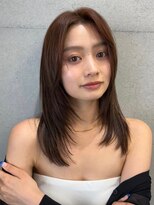 パヌポン 原宿表参道(PANUPON) ケアブリーチバレイヤージュハイライトシアーベージュブラウン