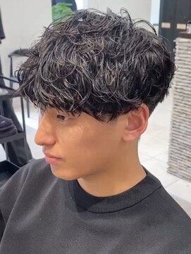 エル 渋谷(L) 20代ツイストパーマ◎シースルーで軽やか