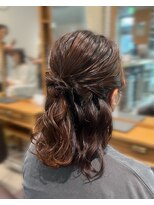 アイティス(Itice)&nbsp;シンプルハーフアップアレンジ