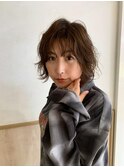 【大人かわいい】ボブ×パーマ♪
