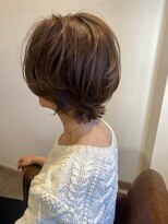 アンス 大阪梅田(ANs.)&nbsp;20代30代40代小顔ハンサムショートアッシュブルーブラック