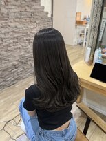 ヘア カンパニー トワ 千葉店(TOWA)&nbsp;千葉/千葉駅/ダブルカラー/ダークアッシュ/黒髪/ヘッドスパ