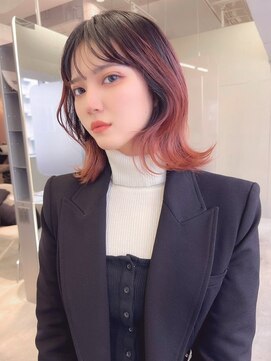 ジーナ 名駅(XENA.) 韓国風巻き/姫カットレイヤー/外ハネカール/髪質改善★69