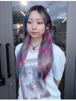 ヌル 表参道本店(Null)&nbsp;オーダーメイド/ブリーチデザインカラー/ルーツカラー/姫ウルフ