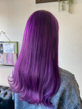 色落ちの黄ばみが気になる方にオススメ♪ラベンダー、パープル系カラー