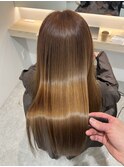 透明感ベージュカラー×髪質改善トリートメント