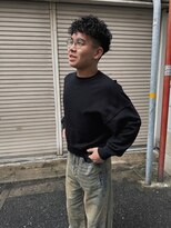 ハイセンス(HISENSE)&nbsp;メンズカットスペインカールフェードカットメンズショート【GIA