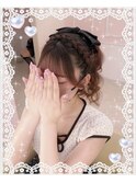 編みカチュポニーテール
