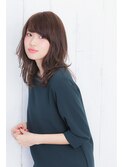カジュアルパーマ /簡単スタイリング/大人かわいい/ふわミディ