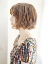 ヘアメイク ナル(hair make nalu) 外ハネバルーンボブスタイル