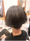 大人ショートボブ