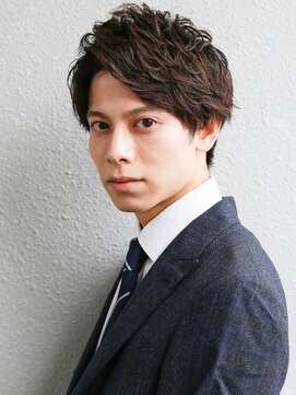 アフロート ディル(AFLOAT D'L) 好印象！就活で使えるビジネスヘア　社会人髪型　かき上げ