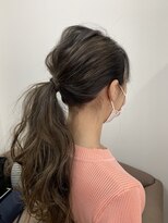 ヘアーデザインアンジー(Hair design Angie) 【こなれゆるポニー】
