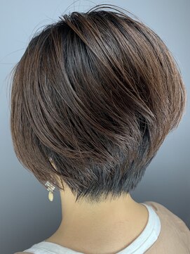 グラッシー センター北店(GLASSI) ショートボブ★耳かけショートフォギーベージュ★髪質改善