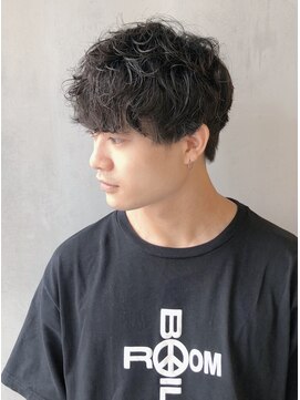 フランクスバーバーリザーブ 人形町店(FRANK’S BARBER RESERVE) 韓国マッシュパーマスタイル　ｙ