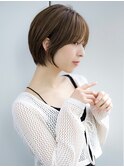 前髪あり大人ショートボブ20代30代40代【AIN.表参道】川原大地