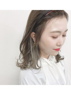 ガーランドウメダ(Garland umeda) リラックスウェーブ＿インナーカラー ＿0002343