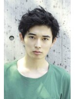 ゼンコー キチジョウジ(ZENKO KICHIJOJI)&nbsp;黒髪×アップバング×無造作パーマ 【吉祥寺】