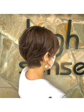 ナチュラルハイセンス 本店(natural high sense) ミルクティーグレージュ×丸みショート☆似合わせカット/町屋