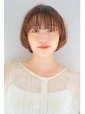 大人可愛い ひし形丸みショートボブ ナチュラルボブ ミニボブ
