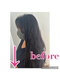 ☆縮毛矯正before☆