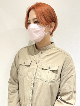 ワッカ(wacca) オレンジカラー ハンサムショート