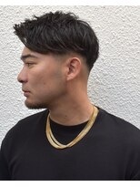 フリーク バーバーショップ 都島店(FREAK BARBER SHOP) 毛流れニュアンスパーマミドルフェード