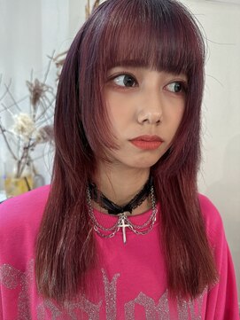 イリ 梅田(ili) ピンク×パープル アンブレラカラー