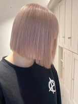 ベレーザ 渋谷(BELEZA)&nbsp;5743ミルクティーアッシュハイトーンカラー韓国タンバルモリボブ