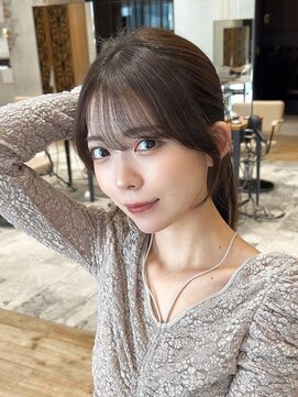 アフロート ルヴア(AFLOAT RUVUA) ＊20代30代40代◎小顔シースルー前髪顔まわり結んだ時も可愛い