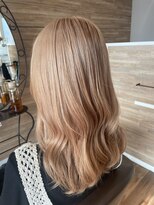 ルーチュヘアー(Lu cu hair)&nbsp;ミルクティーベージュハイトーンカラー