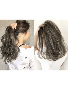 髪のダメージを最小限に抑え、自然な仕上がりに♪白髪が気になり始めた方にも◎