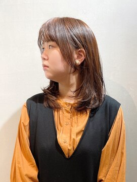 アイラス(I'LAS) 20代30代40代小顔レイヤー/ブラウンベージュ/マロンベージュ