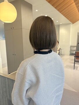 ローレンアオ(LOREN AO) 【LOREN AO】内巻きボブ/グレージュブラウン