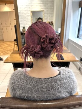 マスカリ(muscali) 星華,小顔,ヘアアレンジ,ヘアセット