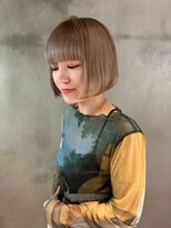 ダンボ(DUMBO)&nbsp;【yosuke】ボブ/ハイトーンカラー/ミルクティーベージュ