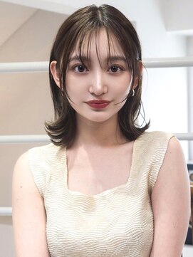 コードライン ライカム店(CODE.LINE) 《CODE.LINE》薄めバング×耳掛けボブ