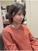 【feliette】ナチュラル切りっぱなしボブ