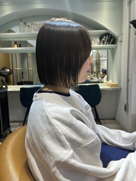 ロンド シャルム 吉祥寺(Lond charme) ミニウルフレイヤーカット顔周り前髪韓国ショートボブ/吉祥寺