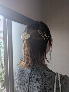 トリコ(ToricO) シンプルハーフアップスタイル