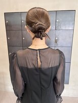 ヘアー アイス ルーチェ(HAIR ICI LUCE) 結婚式参列ヘアセットタイトヘア/中西