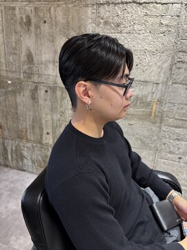 ニアウ 太田店(Niau) センターパートニュアンスパーマナチュラルストレート群馬太田