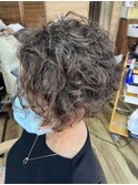 ふわもこパーマショート