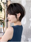 ショートヘア/分け目なし/イメチェン/30代40代50代60代/表参道