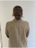 ヘアセット/ヘアアレンジ/カチモリ/編みおろし/ハーフアップ