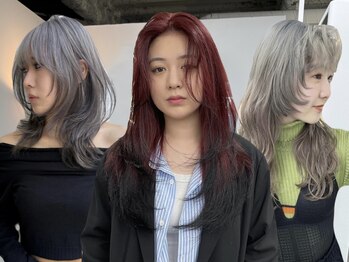 クリム(qulim)の写真/印象をガラッと変えるフェイスレイヤー,ウルフカットが人気[岐阜駅/ブリーチ/ハイトーン/髪質改善/学割U24]